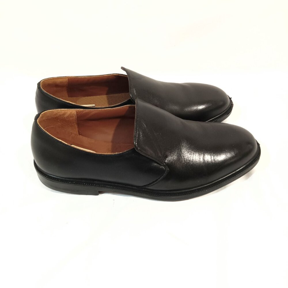Wizfort Men Shoes Size 7 (39 EU) Loafers Dressy Black Color Flat Slip On New - Picture 3 of 4